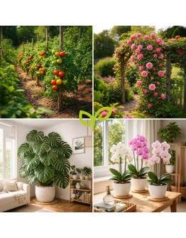 Щипки за растения домати и цвeтя 108 бр